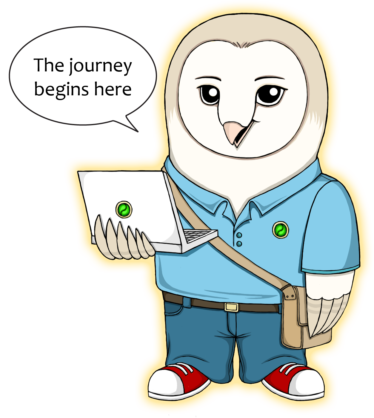 Orbi the Owl Says the Journey Begins Here